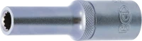 Dugókulcs, tizenkétszögletű, mély | 12,5 mm (1/2") | 8 mm