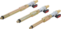 Sűrítettlevegő-adapter készlet izzógyertya-furatokhoz | M8 x 1,0, M10 x 1,0, M10 x 1,25 | 3 darabos