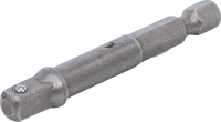 Adapter fúrógépekhez | külső hatszögletű hajtás 6,3 mm (1/4") / külső négyszögletű hajtószár 6,3 mm (1/4")