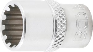 Steckschlüssel-Einsatz Gear Lock | Antrieb Innenvierkant 6,3 mm (1/4") | SW 11 mm 