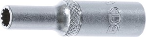 Steckschlüssel-Einsatz Gear Lock, tief | Antrieb Innenvierkant 6,3 mm (1/4") | SW 5 mm 