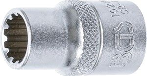 Steckschlüssel-Einsatz Gear Lock | Antrieb Innenvierkant 12,5 mm (1/2") | SW 12 mm 