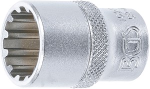 Steckschlüssel-Einsatz Gear Lock | Antrieb Innenvierkant 12,5 mm (1/2") | SW 18 mm 