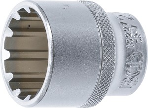 Steckschlüssel-Einsatz Gear Lock | Antrieb Innenvierkant 12,5 mm (1/2") | SW 27 mm 
