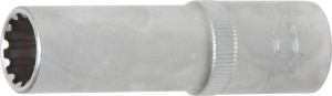 Steckschlüssel-Einsatz Gear Lock, tief | Antrieb Innenvierkant 12,5 mm (1/2") | SW 14 mm 