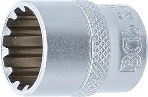 Steckschlüssel-Einsatz Gear Lock | Antrieb Innenvierkant 10 mm (3/8") | SW 17 mm 