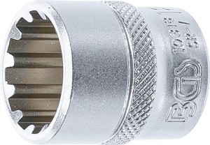 Steckschlüssel-Einsatz Gear Lock | Antrieb Innenvierkant 10 mm (3/8") | SW 18 mm 