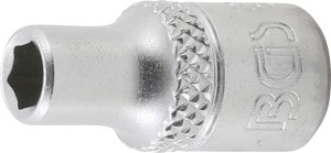 Steckschlüssel-Einsatz Sechskant | Antrieb Innenvierkant 6,3 mm (1/4") | SW 3/16" 
