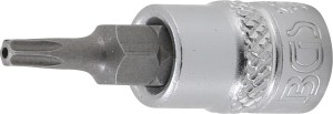 Bit-Einsatz | Antrieb Innenvierkant 6,3 mm (1/4") | T-Profil (für Torx) mit Bohrung T15 