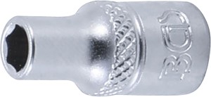 Steckschlüssel-Einsatz Sechskant | Antrieb Innenvierkant 6,3 mm (1/4") | SW 5 mm 