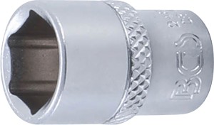 Steckschlüssel-Einsatz Sechskant | Antrieb Innenvierkant 6,3 mm (1/4") | SW 12 mm 