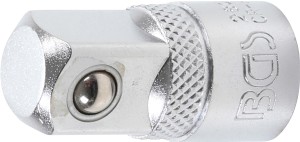 Steckschlüssel-Adapter | Innenvierkant 10 mm (3/8") - Außenvierkant 12,5 mm (1/2") 