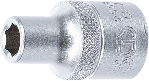 Steckschlüssel-Einsatz Sechskant | Antrieb Innenvierkant 12,5 mm (1/2") | SW 8 mm 