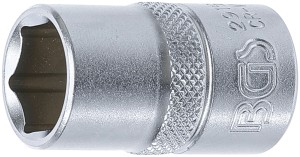 Steckschlüssel-Einsatz Sechskant | Antrieb Innenvierkant 12,5 mm (1/2") | SW 15 mm 
