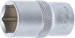 Steckschlüssel-Einsatz Sechskant | Antrieb Innenvierkant 12,5 mm (1/2") | SW 16 mm 