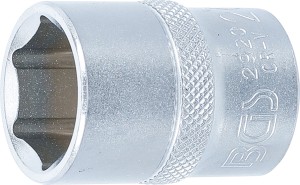 Steckschlüssel-Einsatz Sechskant | Antrieb Innenvierkant 12,5 mm (1/2") | SW 20 mm 