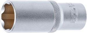 Steckschlüssel-Einsatz Super Lock, tief | Antrieb Innenvierkant 12,5 mm (1/2") | SW 22 mm 