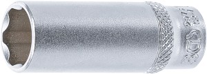 Steckschlüssel-Einsatz Super Lock, tief | Antrieb Innenvierkant 6,3 mm (1/4") | SW 13 mm 