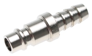 Druckluft-Stecknippel mit 10 mm Schlauchanschluss 