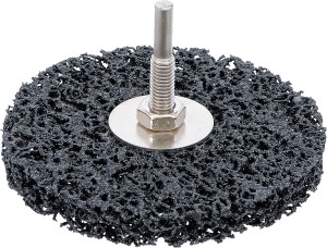 Abrasiv-Schleifscheibe | schwarz | Ø 100 mm | Aufnahmebohrung 8 mm 