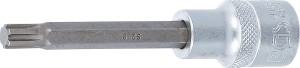 Bit-Einsatz | Länge 100 mm | Antrieb Innenvierkant 12,5 mm (1/2") | Keil-Profil (für RIBE) M8 