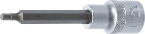 Bit-Einsatz | Länge 100 mm | Antrieb Innenvierkant 12,5 mm (1/2") | Innensechskant 4 mm 