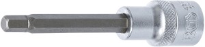 Bit-Einsatz | Länge 100 mm | Antrieb Innenvierkant 12,5 mm (1/2") | Innensechskant 7 mm 