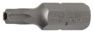 Bit | Länge 30 mm | Antrieb Außensechskant 8 mm (5/16") | T-Profil (für Torx) mit Bohrung T27 