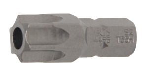 Bit | Länge 30 mm | Antrieb Außensechskant 8 mm (5/16") | T-Profil (für Torx) mit Bohrung T55 