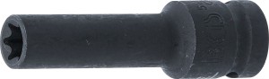 Kraft-Steckschlüssel-Einsatz E-Profil, tief | Antrieb Innenvierkant 12,5 mm (1/2") | SW E12 