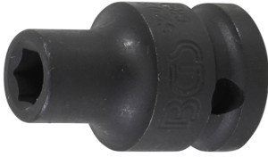 Kraft-Steckschlüssel-Einsatz Sechskant | Antrieb Innenvierkant 12,5 mm (1/2") | SW 8 mm 