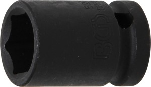 Kraft-Steckschlüssel-Einsatz Sechskant | Antrieb Innenvierkant 12,5 mm (1/2") | SW 17 mm 