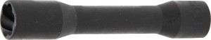 Spiral-Profil-Steckschlüssel-Einsatz / Schraubenausdreher, tief | Antrieb Innenvierkant 12,5 mm (1/2") | SW 19 mm 