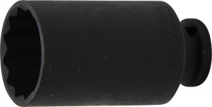 Kraft-Steckschlüssel-Einsatz Zwölfkant | Antrieb Innenvierkant 12,5 mm (1/2") | SW 34 mm 