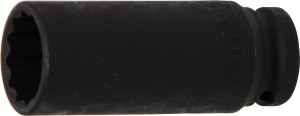 Kraft-Steckschlüssel-Einsatz Zwölfkant | Antrieb Innenvierkant 12,5 mm (1/2") | SW 24 mm 