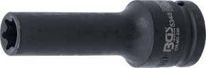 Kraft-Steckschlüssel-Einsatz E-Profil, tief | Antrieb Innenvierkant 20 mm (3/4") | SW E20 