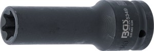 Kraft-Steckschlüssel-Einsatz E-Profil, tief | Antrieb Innenvierkant 20 mm (3/4") | SW E24 