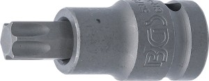 Kraft-Bit-Einsatz | Antrieb Innenvierkant 12,5 mm (1/2") | T-Profil (für Torx) T55 