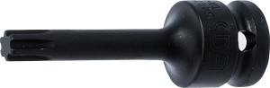 Kraft-Bit-Einsatz | Antrieb Innenvierkant 12,5 mm (1/2") | Keil-Profil (für RIBE) M9 