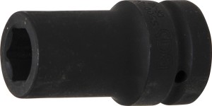 Kraft-Steckschlüssel-Einsatz Sechskant, tief | Antrieb Innenvierkant 25 mm (1") | SW 24 mm 