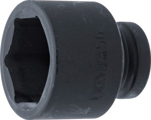 Kraft-Steckschlüssel-Einsatz Sechskant | Antrieb Innenvierkant 25 mm (1") | SW 56 mm 