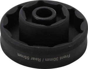 Kraft-Steckschlüssel-Einsatz Sechskant / Zwölfkant | 12,5 mm (1/2") | für Ducati Radbefestigung | SW 30 / 55 mm 