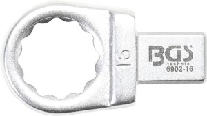Einsteck-Ringschlüssel | 16 mm | Aufnahme 9 x 12 mm 