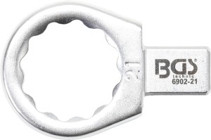 Einsteck-Ringschlüssel | 21 mm | Aufnahme 9 x 12 mm 
