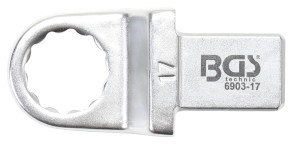 Einsteck-Ringschlüssel | 17 mm | Aufnahme 14 x 18 mm 