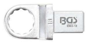Einsteck-Ringschlüssel | 18 mm | Aufnahme 14 x 18 mm 