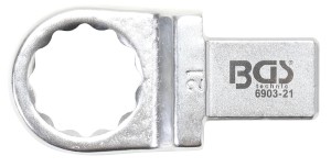 Einsteck-Ringschlüssel | 21 mm | Aufnahme 14 x 18 mm 
