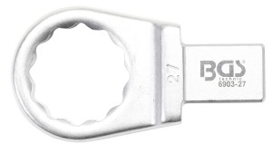 Einsteck-Ringschlüssel | 27 mm | Aufnahme 14 x 18 mm 