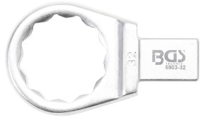 Einsteck-Ringschlüssel | 32 mm | Aufnahme 14 x 18 mm 