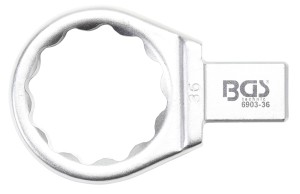 Einsteck-Ringschlüssel | 36 mm | Aufnahme 14 x 18 mm 